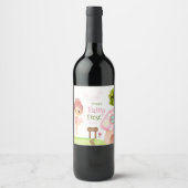Étiquette Pour Bouteilles De Vin Fairy First, Flower Garden & Fairyland Enchanted (Devant)