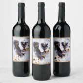 Étiquette Pour Bouteilles De Vin Faisons un toast ! Santé! (Bouteilles)