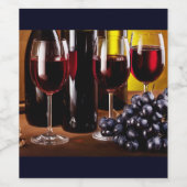 Étiquette Pour Bouteilles De Vin Fait maison (Étiquettes simples)