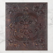 Étiquette Pour Bouteilles De Vin Falln Ancient Leather Book (Étiquettes simples)