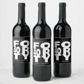 Étiquette Pour Bouteilles De Vin Fantastique fête du 40e anniversaire (Bouteilles)