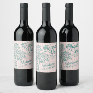 Étiquette Pour Bouteilles De Vin Faveurs de l'enterrement de vie de jeune fille de