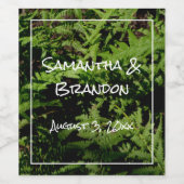 Étiquette Pour Bouteilles De Vin Fermes du plancher forestier (Étiquettes simples)