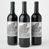 Étiquette Pour Bouteilles De Vin Fern (Bouteilles)