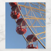 Étiquette Pour Bouteilles De Vin Ferris Wheel (Étiquettes simples)