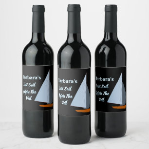 Étiquette Pour Bouteilles De Vin Fête de Bachelorette personnalisée