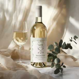 Étiquette Pour Bouteilles De Vin Fête de naissance Vintage Neutre Nouveau dans le C