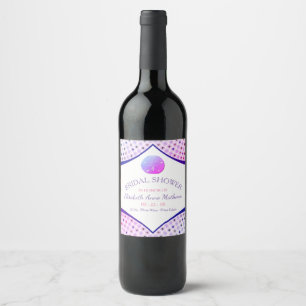 Étiquette Pour Bouteilles De Vin Fête des mariées de Miami Beach