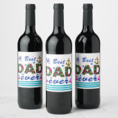 Étiquette Pour Bouteilles De Vin fête des pères (Bouteilles)