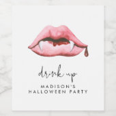 Étiquette Pour Bouteilles De Vin Fête d'Halloween (Étiquettes simples)