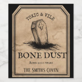 Étiquette Pour Bouteilles De Vin fête d'halloween personnalisée Potion apothecaire  (Étiquettes simples)