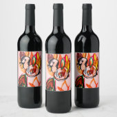 Étiquette Pour Bouteilles De Vin Feuille de dinde (Bouteilles)