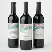 Étiquette Pour Bouteilles De Vin Feuilles et baies (Bouteilles)