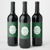 Étiquette Pour Bouteilles De Vin Fiesta Merry Chritsmas Favor Gift Wine (Bouteilles)