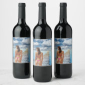 Étiquette Pour Bouteilles De Vin Fille Bikini Thunder_Cove (Bouteilles)