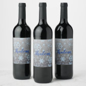 Étiquette Pour Bouteilles De Vin Flambeaux d'hiver (Bouteilles)
