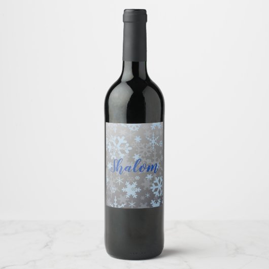Étiquette Pour Bouteilles De Vin Flambeaux d'hiver (Devant)