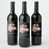 Étiquette Pour Bouteilles De Vin Flamingo Fiesta : Soirée Piscine & Plage (Bouteilles)