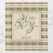 Étiquette Pour Bouteilles De Vin Fletcher (Étiquettes simples)