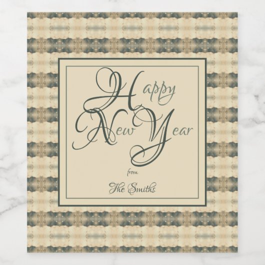 Étiquette Pour Bouteilles De Vin Fletcher (Étiquettes simples)