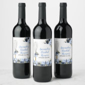 Étiquette Pour Bouteilles De Vin Fleurs de marine bientôt emportées (Bouteilles)