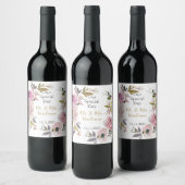 Étiquette Pour Bouteilles De Vin Flowers Label Set (Bouteilles)