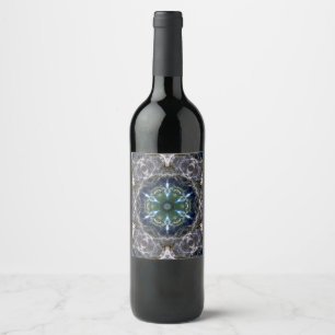 Étiquette Pour Bouteilles De Vin Folk Mandala