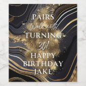 Étiquette Pour Bouteilles De Vin Food and Beverage Label Set (Étiquettes simples)