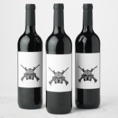 Étiquette Pour Bouteilles De Vin Force militaire (Bouteilles)