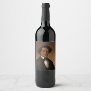 Étiquette Pour Bouteilles De Vin Fr3d3rick Bailey Douglass : Légende des droits civ