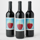 Étiquette Pour Bouteilles De Vin Framboise (Bouteilles)
