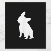 Étiquette Pour Bouteilles De Vin français bulldog | frenchie cadeau mignon (Étiquettes simples)