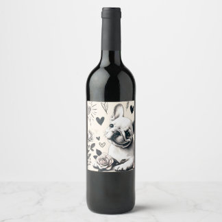 Étiquette Pour Bouteilles De Vin Français rêveur