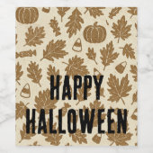 Étiquette Pour Bouteilles De Vin Frights & Delights (Étiquettes simples)