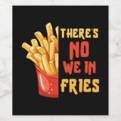 Étiquette Pour Bouteilles De Vin frites (Étiquettes simples)
