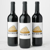 Étiquette Pour Bouteilles De Vin Fromage Grillé Queen Funny Fromage Grillé (Bouteilles)