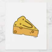 Étiquette Pour Bouteilles De Vin Fromage Mignon à Croquer (Étiquettes simples)
