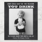 Étiquette Pour Bouteilles De Vin Funny Enseignant Cadeau Vin Étiquette (Étiquettes simples)