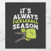 Étiquette Pour Bouteilles De Vin Funny Pickleball (Étiquettes simples)