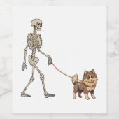 Étiquette Pour Bouteilles De Vin Funny Vampurr Chat Vampire Halloween Éffrayant Kit (Étiquettes simples)