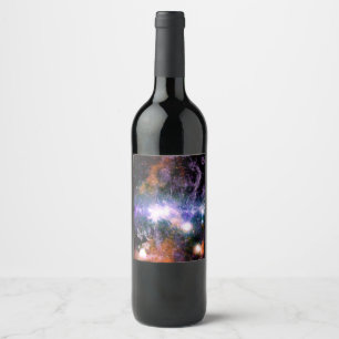 Étiquette Pour Bouteilles De Vin Galactique Centre de la Voie Lactée Galaxie X-Ray