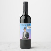 ÉTIQUETTE POUR BOUTEILLES DE VIN GARÇON CHIC (Devant)