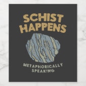 Étiquette Pour Bouteilles De Vin Géologie (Étiquettes simples)