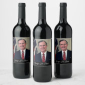 Étiquette Pour Bouteilles De Vin George H Bush (Bouteilles)