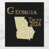 ÉTIQUETTE POUR BOUTEILLES DE VIN GÉORGIE (Étiquettes simples)