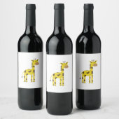 Étiquette Pour Bouteilles De Vin Giraffe (Bouteilles)
