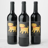 Étiquette Pour Bouteilles De Vin Golden Retrievers - N'arrêtez pas Retrievin' (Bouteilles)