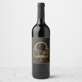 Étiquette Pour Bouteilles De Vin Grand Munsterlander (Devant)
