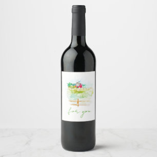 Étiquette Pour Bouteilles De Vin Grange