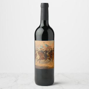 Étiquette Pour Bouteilles De Vin Grant et ses généraux par Ole Peter Hansen Balling